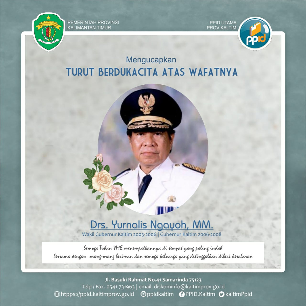 Duka Cita Dr. Yurnalis Ngayoh